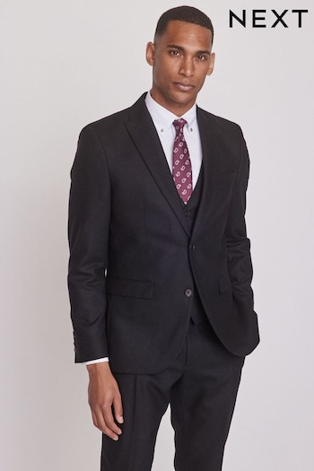 Black Wool Donegal Suit Jacket (A20294) | £110