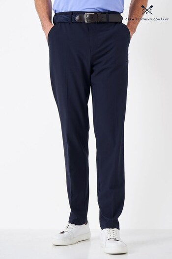 Crew Clothing Company Blue Chino Trousers track (A20533) | £85
