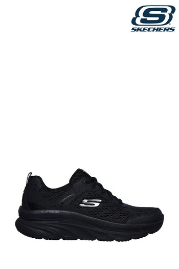 Skechers Sneakers Black D'Lux Walker Infinite Motion Womens Trainers (A23530) | £74 - £82