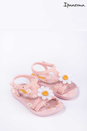Ipanema Baby Pink Daisy Sandals (A24013) | £22