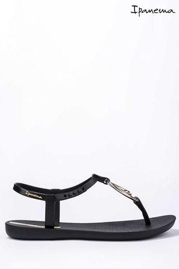 Ipanema Black Charm Sandal Loop Sandals (A24015) | £32