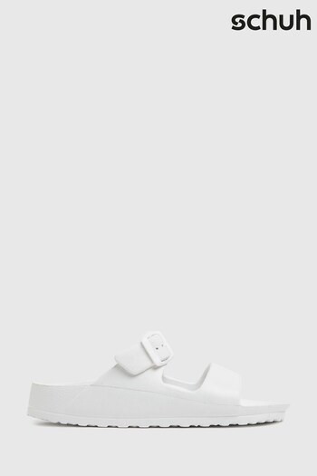 Schuh White Tina Eva Footbed Sandals (A26167) | £15