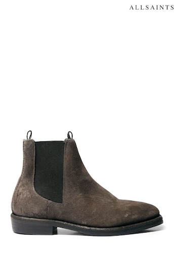 AllSaints Grey Eli platform Boots (A26507) | £229