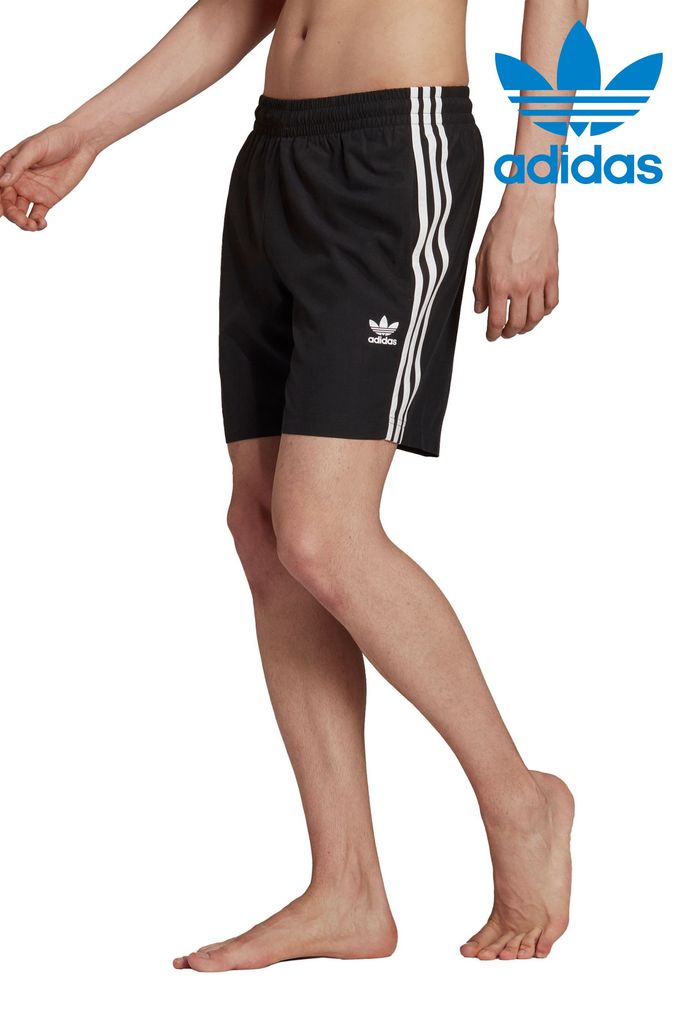 Adidas originals 3 hot sale stripe swim shorts