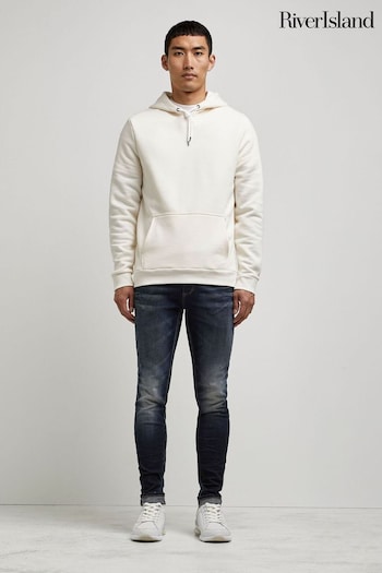 River Island Washed Black Slim Authentic Jeans (A27855) | £46