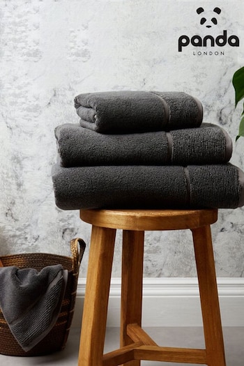 Panda London Grey Bamboo Towel (A28596) | £17 - £45