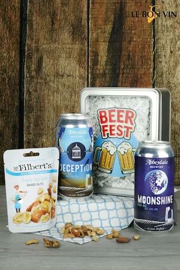 Le Bon Vin Beer Fest With Nuts Gift Tin (A28711) | £27