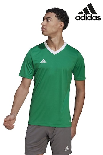 adidas Green Football Entrada Jersey (A31427) | £18