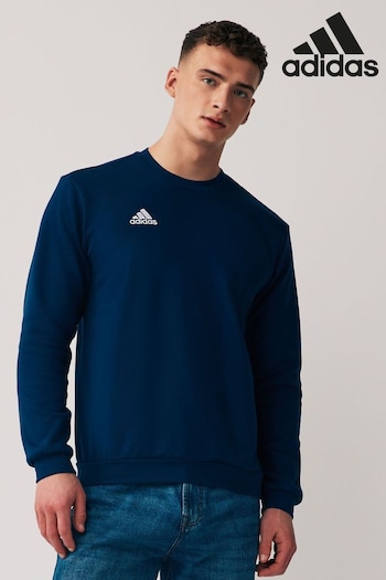 adidas Navy Football Entrada Sweatshirt (A31439) | £38