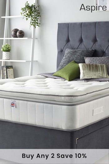 Aspire Furniture Bonnell Memory Pillowtop Mattress (A32946) | £300 - £480