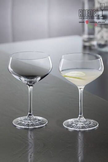 Riedel Set of 4 Clear Spiegelau Perfect Serve Coupette Glasses (A33105) | £45