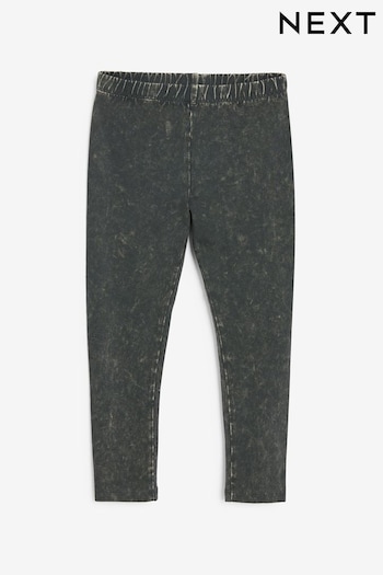Charcoal Grey Washed Leggings (3-16yrs) (A33185) | £8 - £13