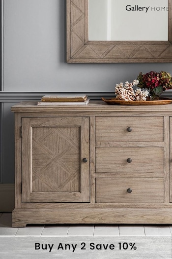 Gallery Home Natural Missouri 2 Door 3 Drawer Sideboard (A33308) | £1,355
