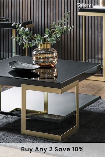 Gallery Home Black Irwin Black Coffee Table (A33318) | £550