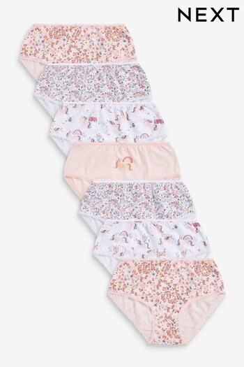 Pink Unicorn 7 Pack Briefs (1.5-16yrs) (A33425) | £10.75 - £12.75