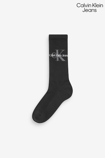 Calvin Klein Black Ribbed Socks (A34552) | £9