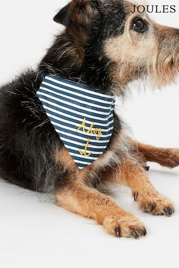 Joules Blue Bandana Dog Collar (A34557) | £14