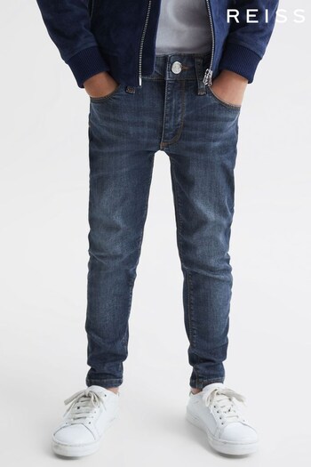 Reiss Washed Indigo James Junior Slim Jeans (A34588) | £36