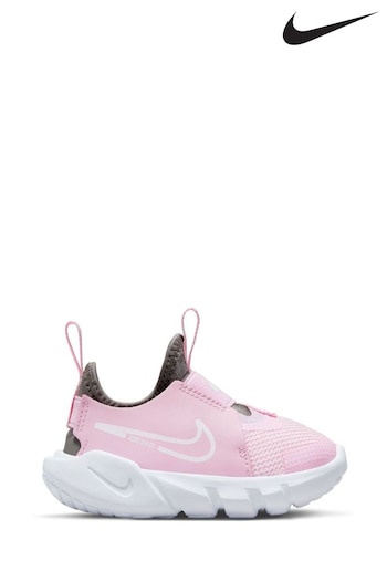 Nike 654280-005 Pink Flex Runner 2 Infant Trainers (A36068) | £29