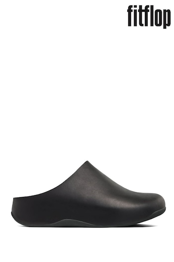 FitFlop Shuv Leather Clogs (A36123) | £120