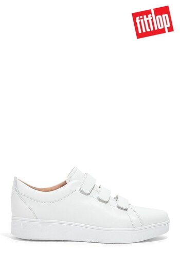 FitFlop Rally Strap Leather Shoes React (A36124) | £90