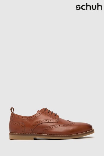 Schuh Law Brogue Brown Shoes (A36180) | £38