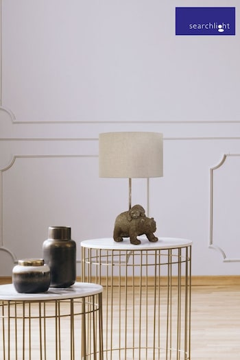 Searchlight Brown Amelia Table Lamp (A36589) | £48