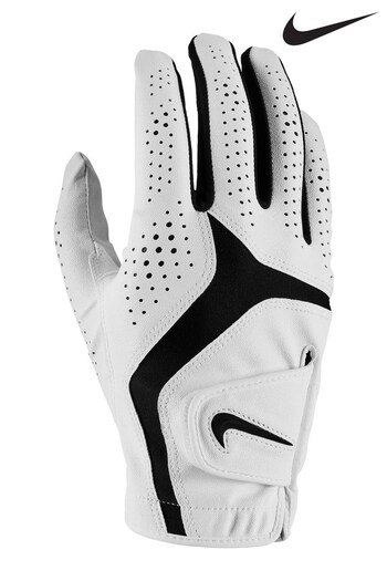 Nike White Dura Feel Golf Gloves (A36593) | £15