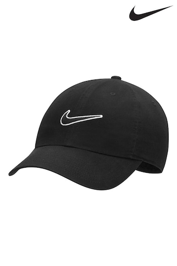 Nike Black Heritage 86 Adjustable Cap (A36606) | £18