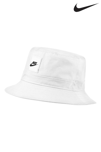 Nike White Bucket Hat Kids (A36617) | £18