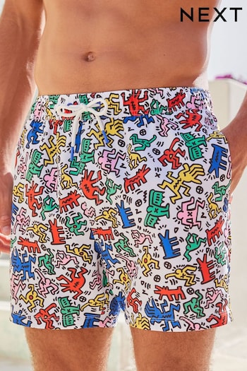 Keith Haring Printed Swim Shorts (A36624) | £20
