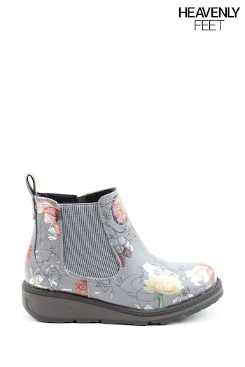 Heavenly Feet Chilli Grey Ankle KS31012III Boots (A36813) | £53