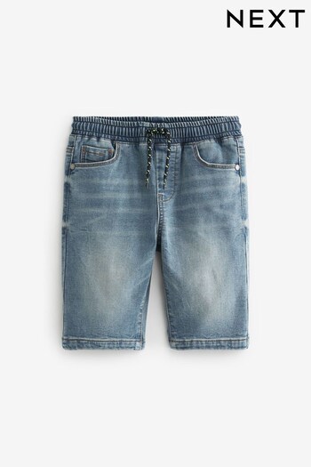 Light Blue Regular Fit Jersey Denim Shorts (3-16yrs) (A37550) | £5 - £7.50