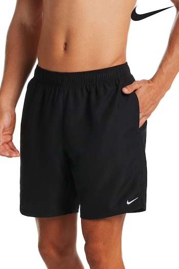 Nike Black 7 Inch Essential Volley Swim Shorts (A37585) | £28
