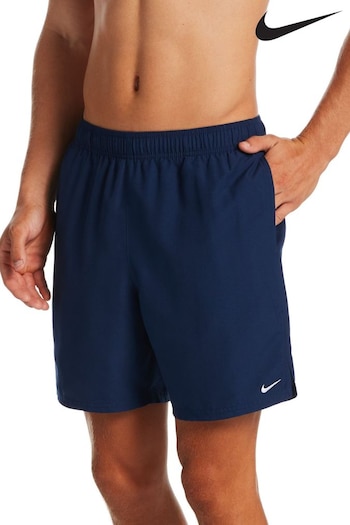 Nike camo Navy 7 Inch Essential Volley Swim Shorts (A37586) | £28