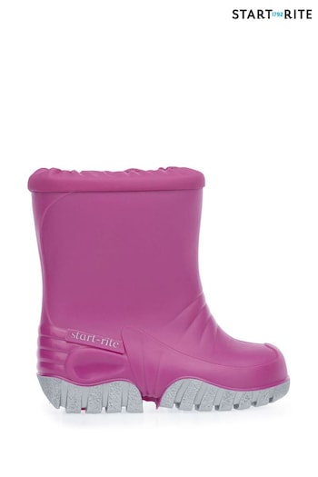 Start-Rite Baby Mudbuster Pink Cosy Lined Warm Wellies (A37643) | £28