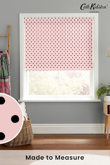 Cath Kidston Pink Spot Made To Measure Roman Blinds (A37676) | £75