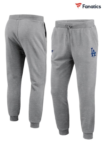Fanatics Grey Los Angeles Dodgers Mid Essentials Jog Pants (A38149) | £31