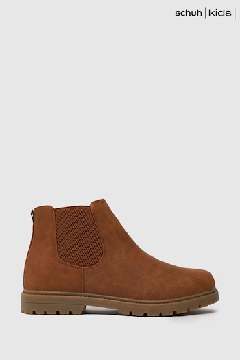 Schuh Brown Charming Chelsea Boots (A38312) | £28 - £32