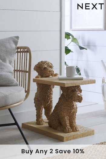 Natural All Occasion & Partywear Dog Sofa Side Table (A39177) | £199