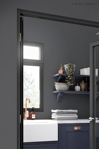 Laura Ashley Charcoal Kitchen And Bathroom 2.5Lt Paint (A40012) | £46