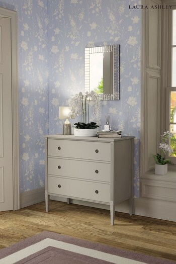 Laura Ashley Sable Grey Eleanor Three Drawers Chest (A40681) | £595