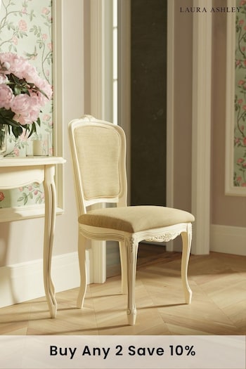 Laura Ashley Set of 2 Ivory Provencale Dining Chairs (A40734) | £690
