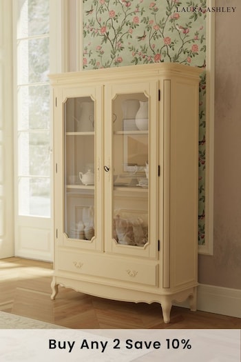 Laura Ashley Ivory Provencale 2 Door 1 Drawer Display Unit (A40745) | £1,495