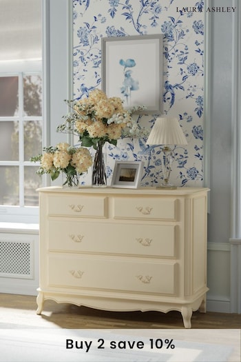 Laura Ashley Ivory Provencale Chest Of 4 Drawers (A40746) | £1,100