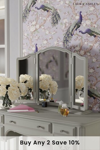 Laura Ashley Dove Grey Provencale Dressing Table Mirror (A40772) | £195