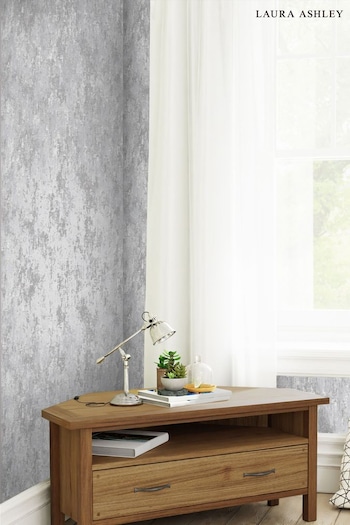 Laura Ashley Silver Whinfell Wallpaper Wallpaper (A40831) | £48