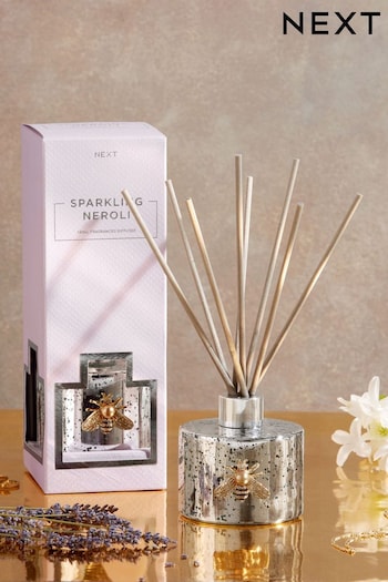 Sparkling Neroli Fragranced Embellised Bee 180ml Reed Diffuser (A41459) | £22