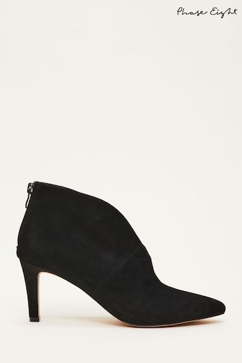 Phase Eight Cut Out Black Shoe Boots para (A41672) | £139