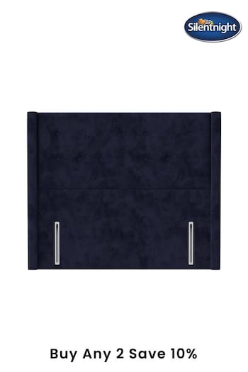 Silentnight Maritime Blue Bloomsbury Luxury Velvet Headboard (A42027) | £435 - £505